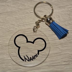 Gepersonaliseerde sleutelhanger Mickey