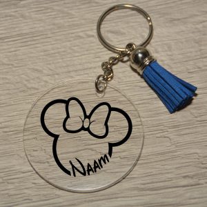 Gepersonaliseerde sleutelhanger Minnie