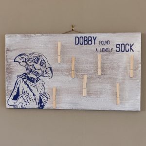 Dobby found a lonely sock