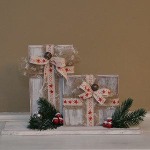 Kerstcadeautjes hout